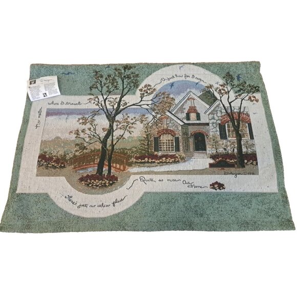 D Morgan Tapestry Wall Hanging Country Home Cottage Farmhouse Large 23x34 - Picture 1 of 6